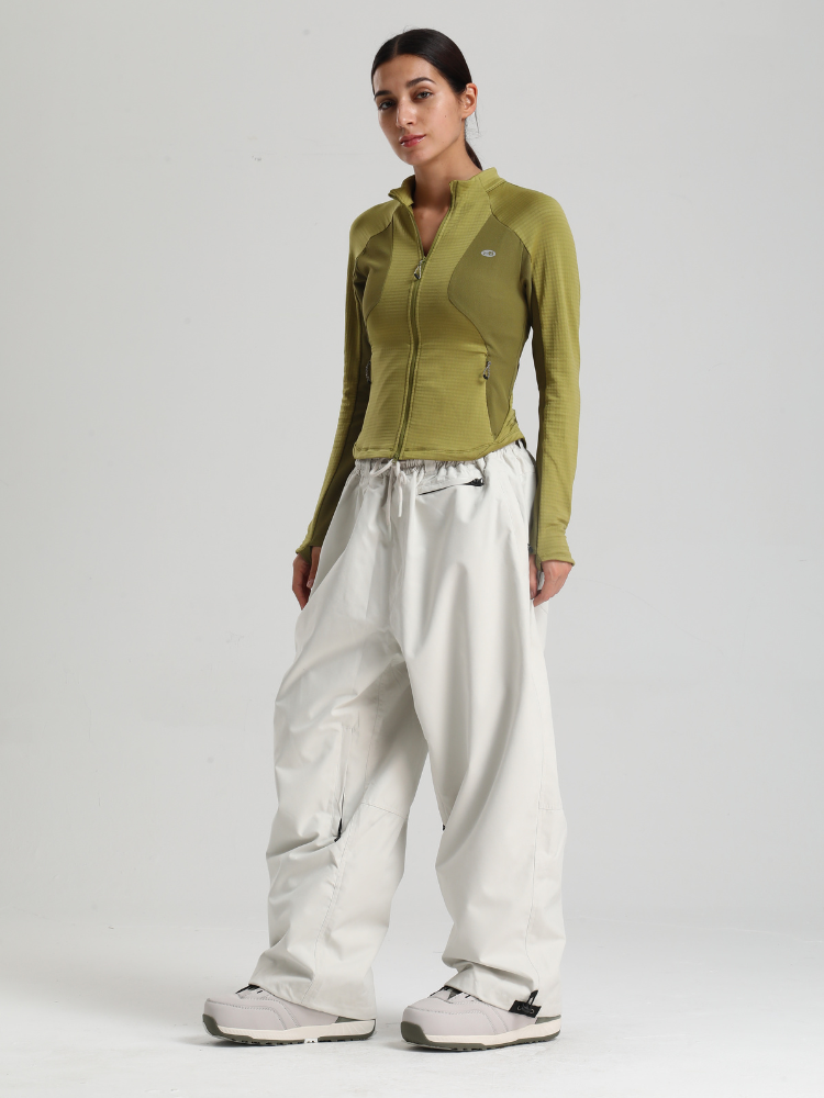 Women's Baggy Snwoboard Pants Minimalist Freeride Snow Pants