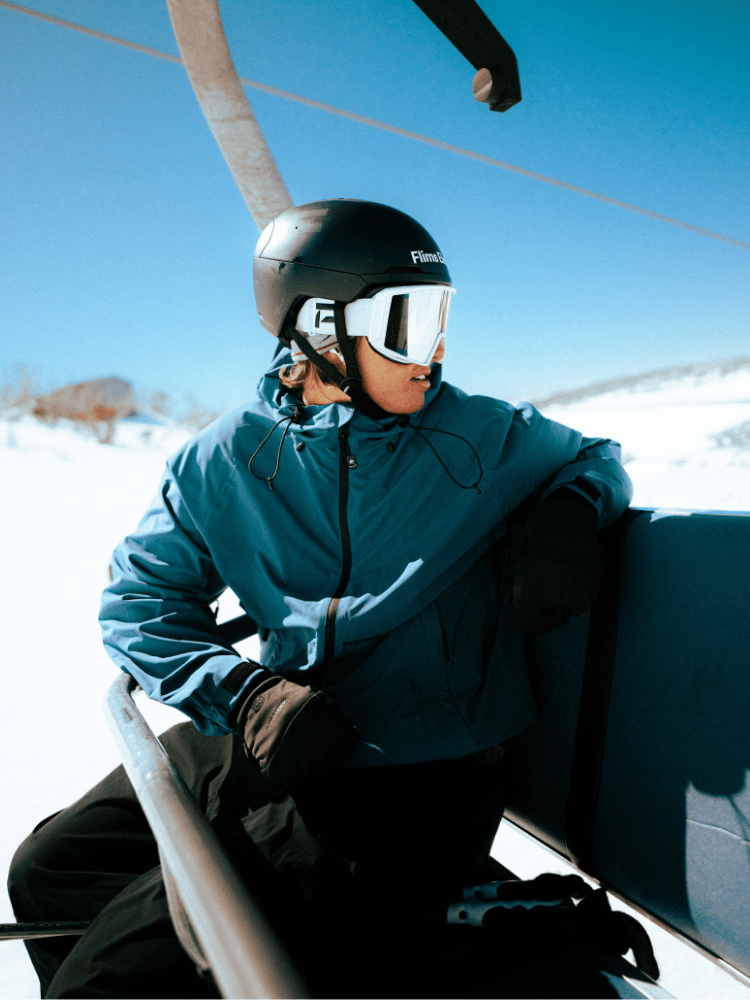 Women's 3L Baggy Snowboard Jacket Realm Down Ski Jacket