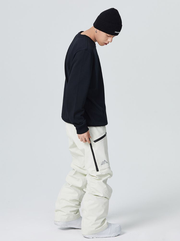 Men's  Snowboard  Side Zipper Snow Pants