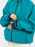 Women's 3L Baggy Snowboard Jacket Realm Down Ski Jacket