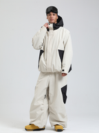 Men's  Cargo Snowboard Jacket All-Mountain Baggy Snow Jacket