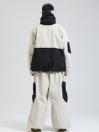 Men's  Cargo Snowboard Jacket All-Mountain Baggy Snow Jacket
