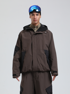 Men's  Cargo Snowboard Jacket All-Mountain Baggy Snow Jacket