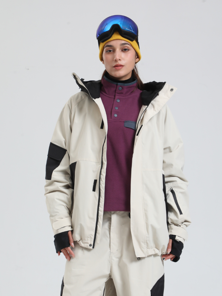 Women's Snowboard Jacket All-Mountain Baggy Snow Jacket - Gsou Snow