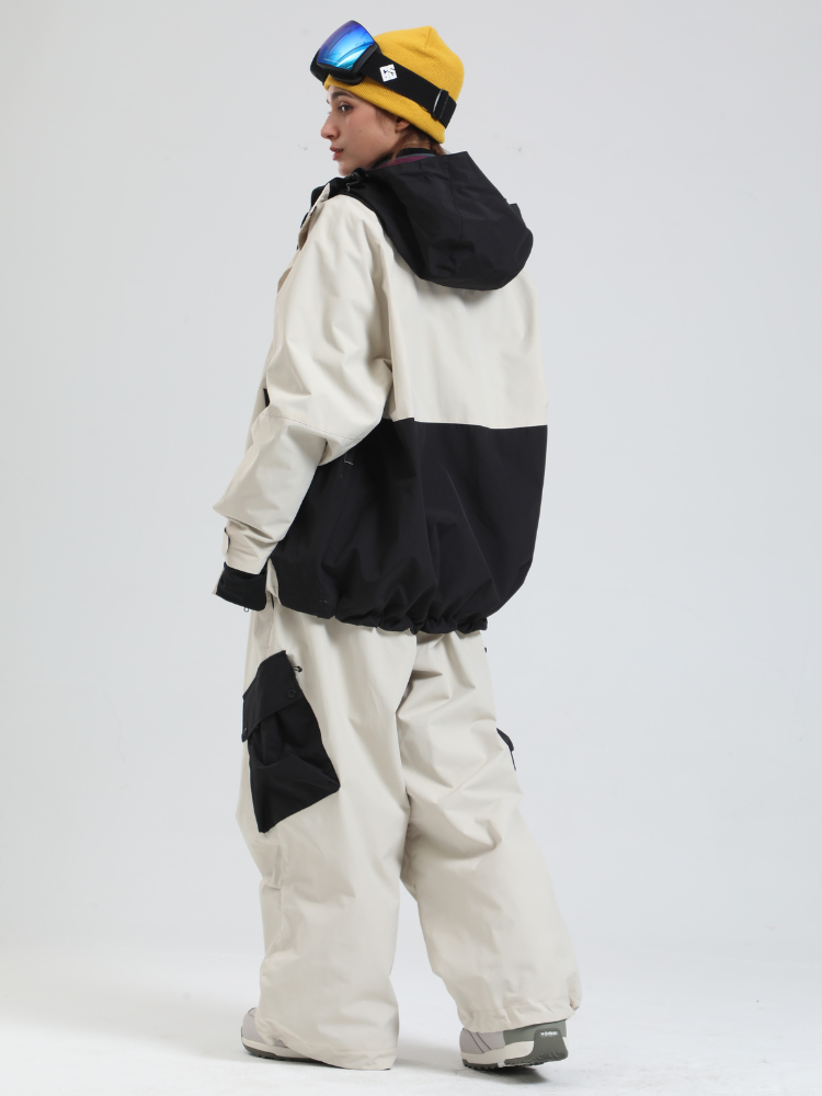 Women's Snowboard Jacket All-Mountain Baggy Snow Jacket - Gsou Snow