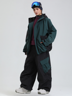 Women's Snowboard Jacket All-Mountain Baggy Snow Jacket - Gsou Snow