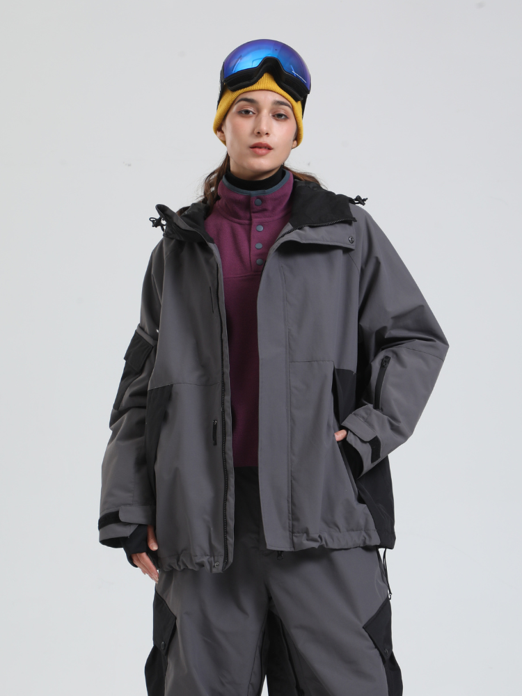 Women's Snowboard Jacket All-Mountain Baggy Snow Jacket - Gsou Snow