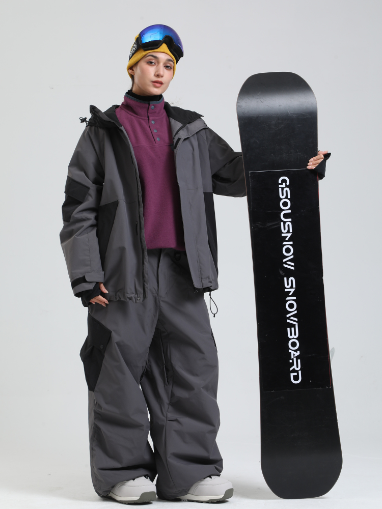 Women's Snowboard Jacket All-Mountain Baggy Snow Jacket - Gsou Snow