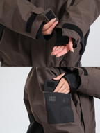 Men's  Cargo Snowboard Jacket All-Mountain Baggy Snow Jacket