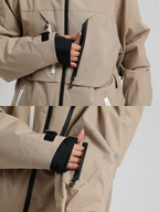 Men's Cargo Snowboard Jacket StormGuard Insulated Baggy Snow Jacket