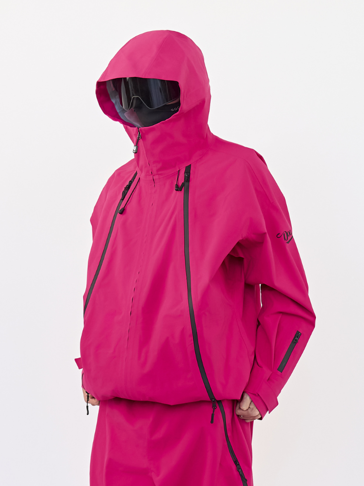 Unisex GlideFlow Shell Ski Jacket Baggy Snowbard Jacket