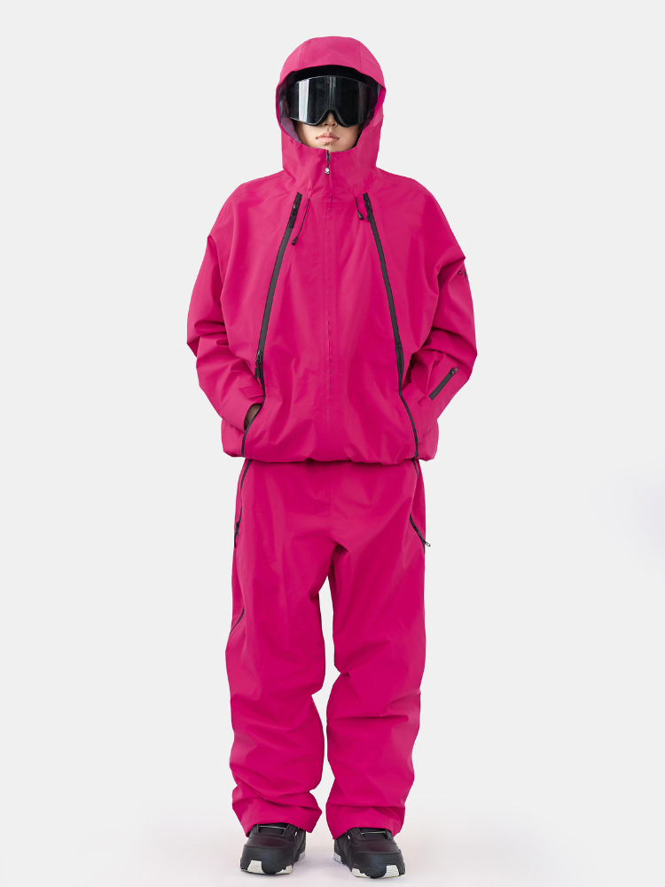 Unisex Snowboard Pants GlideFlow Shell Baggy Ski Pants
