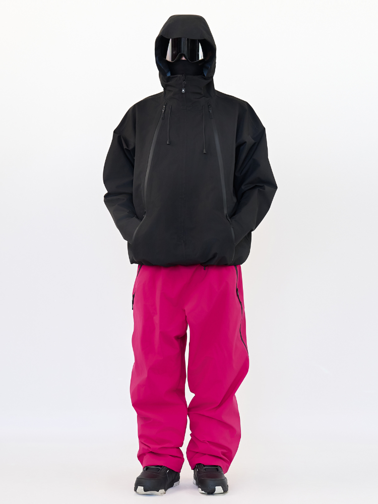Unisex Snowboard Pants GlideFlow Shell Baggy Ski Pants