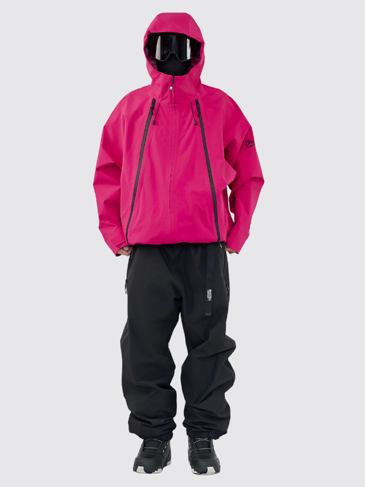 Unisex GlideFlow Shell Ski Jacket Baggy Snowbard Jacket