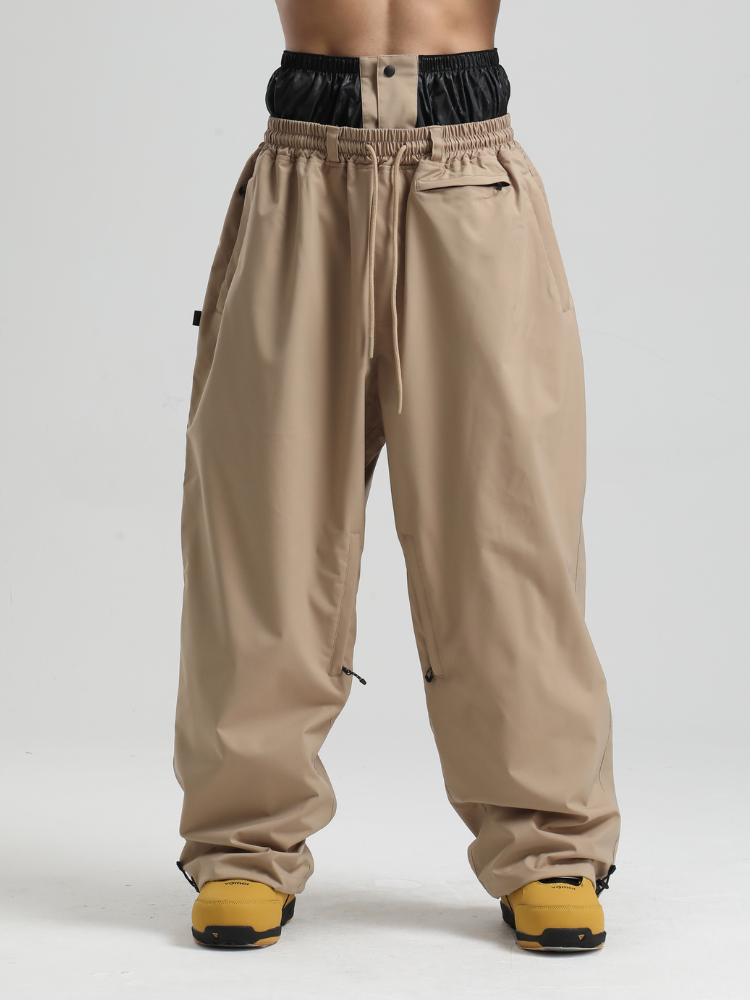 Men's Snowboard Pants Sleek Baggy Snow Pants