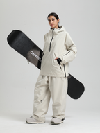 Women's Baggy Snowboard Jacket Minimalist Insulated Snow Anorak