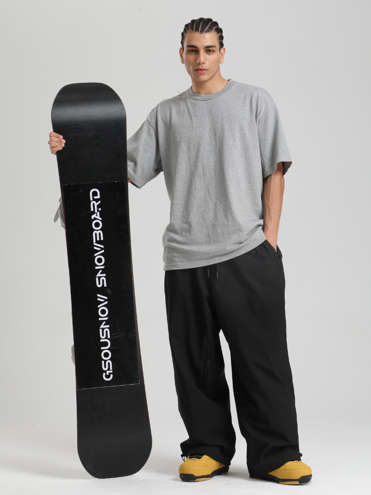 Men's Snowboard Pants Sleek Baggy Snow Pants