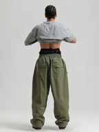 Men's Snowboard Pants Sleek Baggy Snow Pants