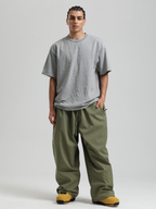 Men's Snowboard Pants Sleek Baggy Snow Pants