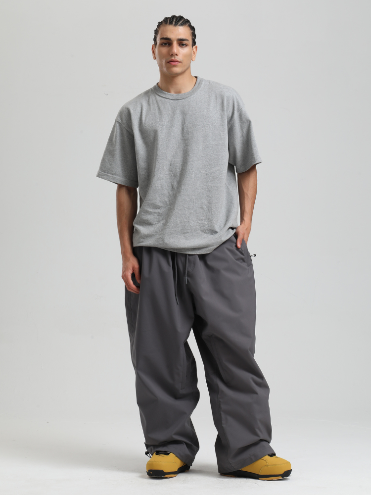 Men's Snowboard Pants Sleek Baggy Snow Pants