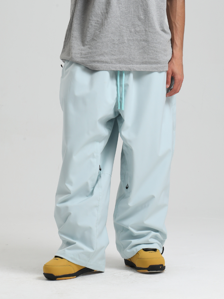 Men's Snowboard Pants Sleek Baggy Snow Pants