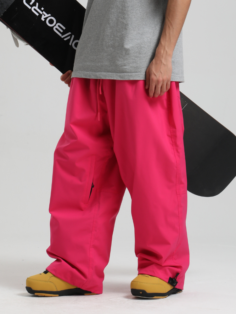Men's Snowboard Pants Sleek Baggy Snow Pants