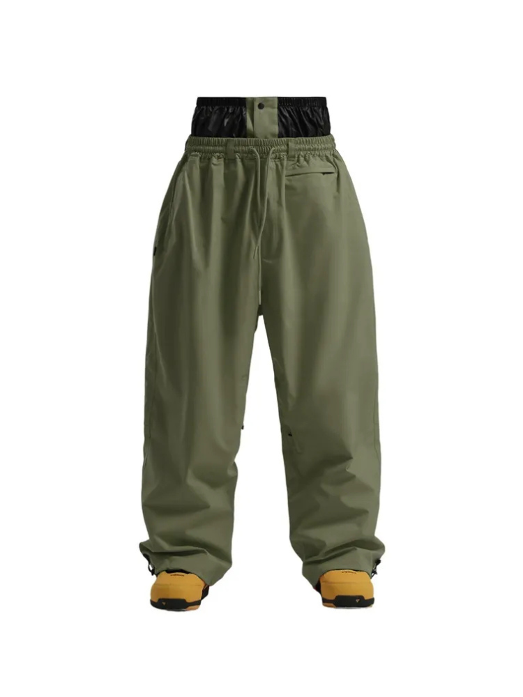 Men's Snowboard Pants Sleek Baggy Snow Pants