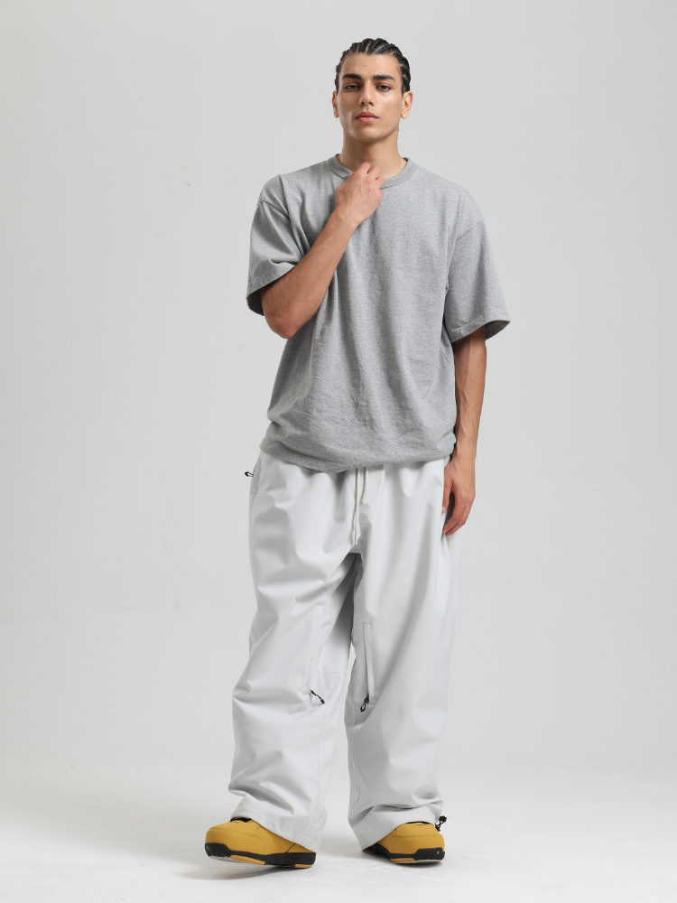 Men's Snowboard Pants Sleek Baggy Snow Pants