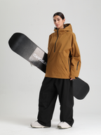 Women's Baggy Snowboard Jacket Minimalist Insulated Snow Anorak