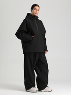 Women's Baggy Snowboard Jacket Minimalist Insulated Snow Anorak