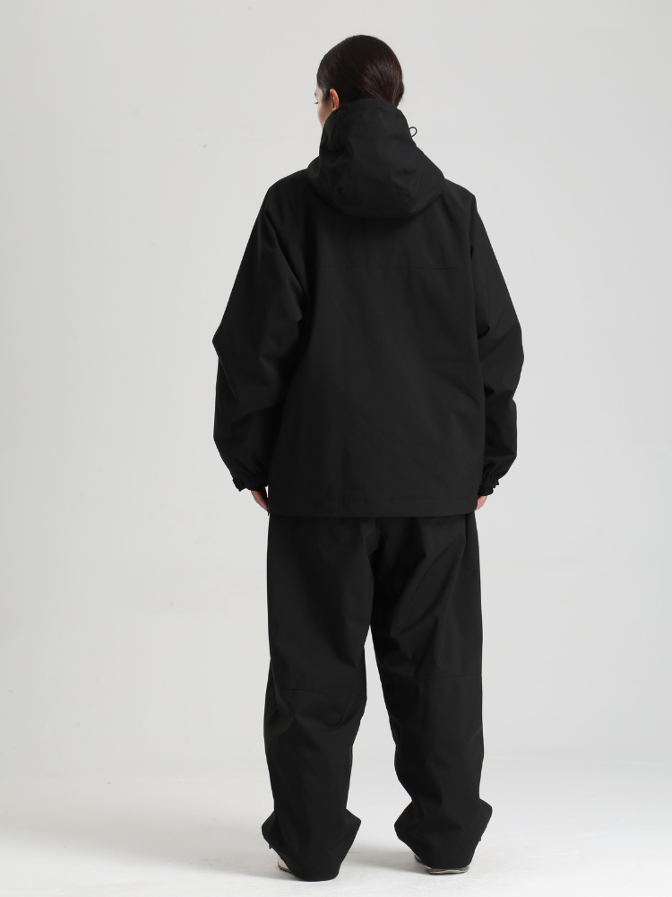 Women's Baggy Snowboard Jacket Minimalist Insulated Snow Anorak