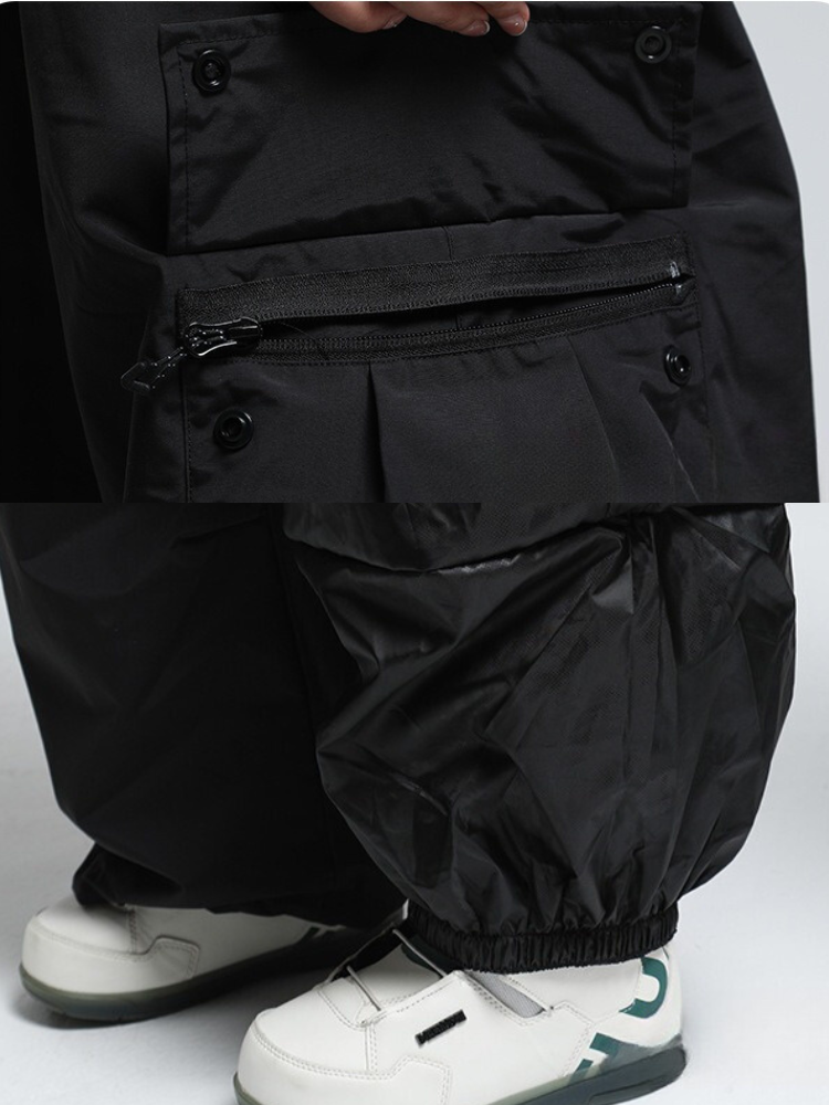 Men's Baggy Cargo Snowboard Pants