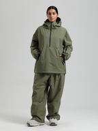 Women's Baggy Snowboard Jacket Minimalist Insulated Snow Anorak