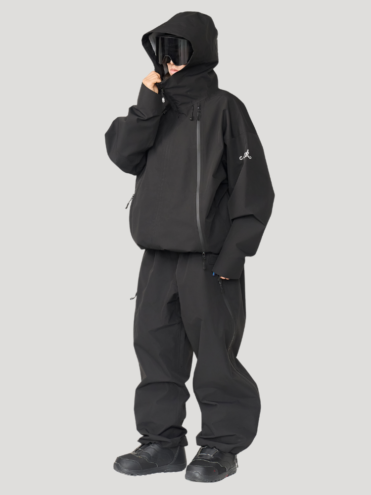 Unisex Snowboard Pants GlideFlow Shell Baggy Ski Pants