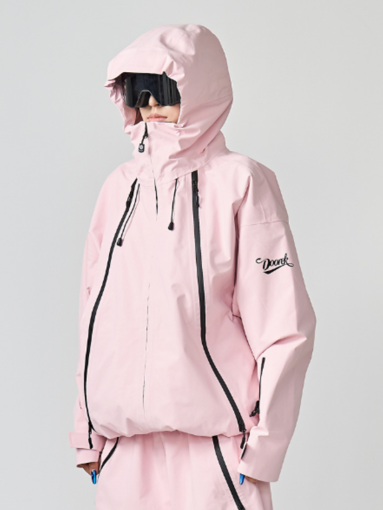 Unisex GlideFlow Shell Ski Jacket Baggy Snowbard Jacket