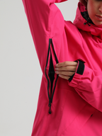 Women's Baggy Snowboard Jacket Minimalist Insulated Snow Anorak