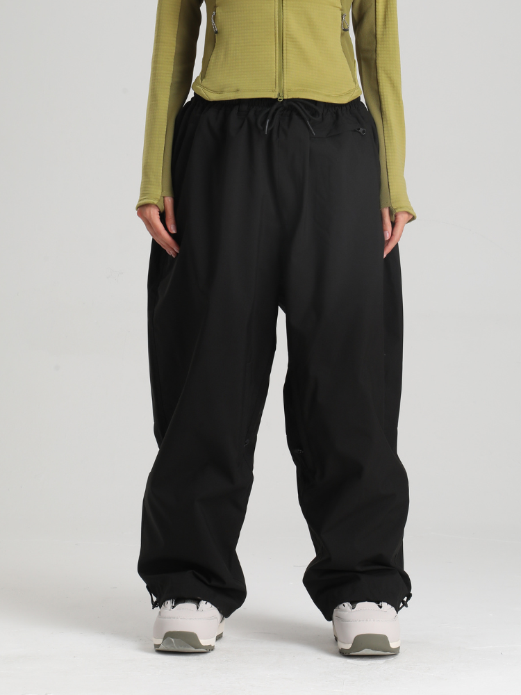 Women's Waterproof Snow Pants Sleek Baggy Snowboard Pants