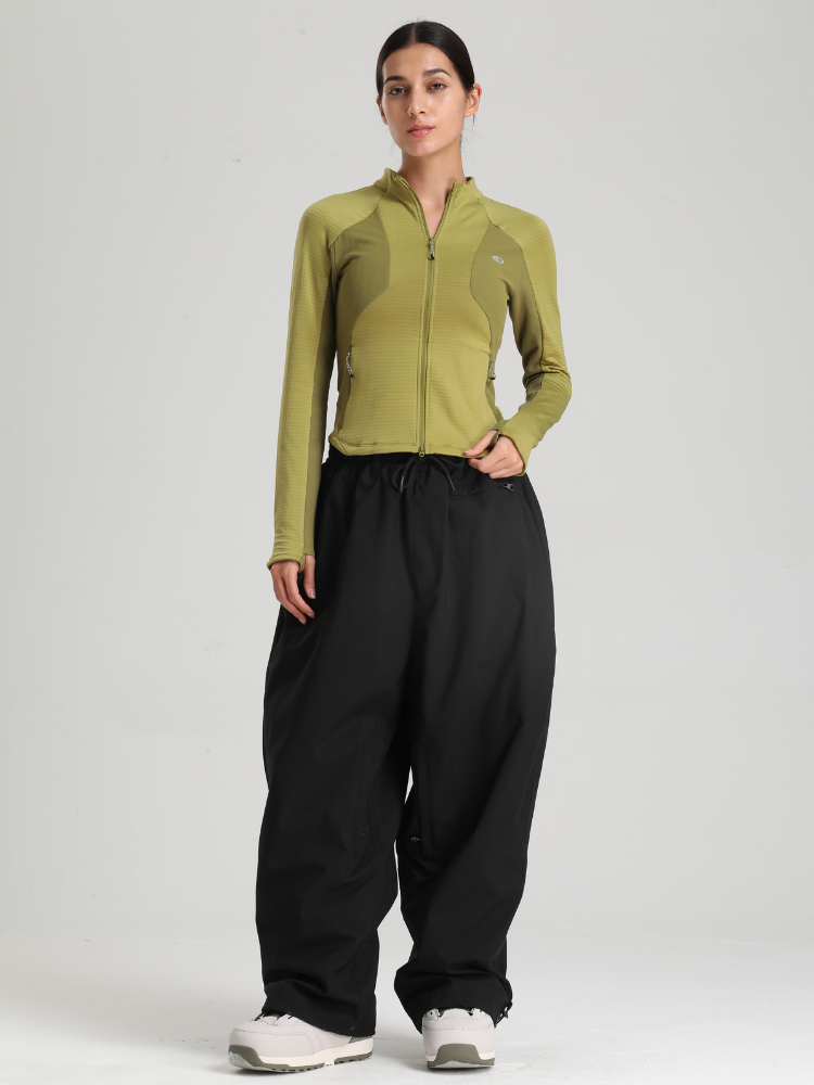 Women's Waterproof Snow Pants Sleek Baggy Snowboard Pants