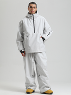 Men's  Baggy Snowboard Jacket Minimalist Insulated Snow Anorak