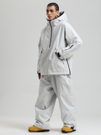 Men's  Baggy Snowboard Jacket Minimalist Insulated Snow Anorak