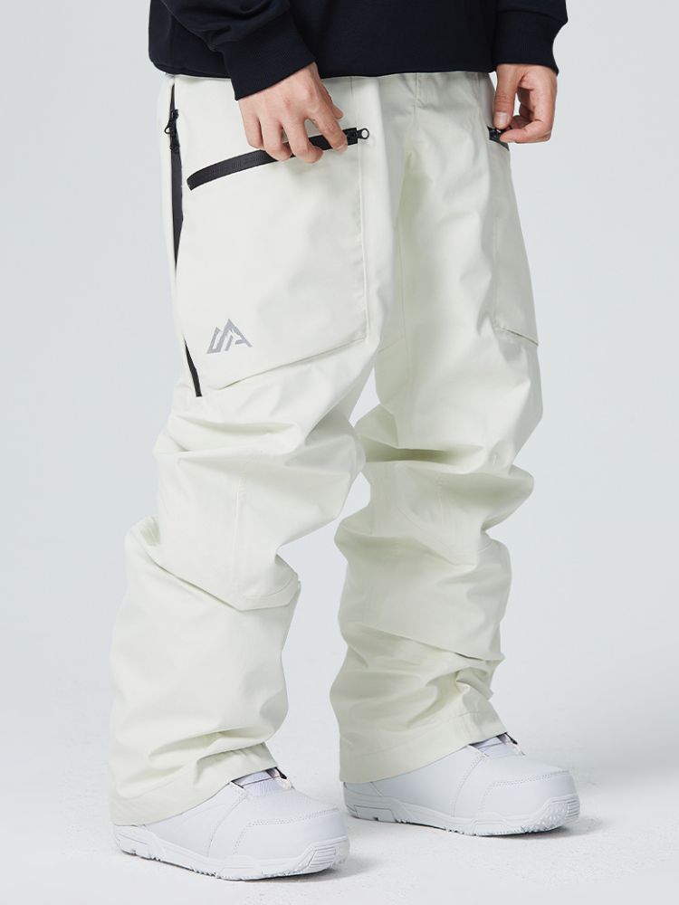 Men's  Snowboard  Side Zipper Snow Pants