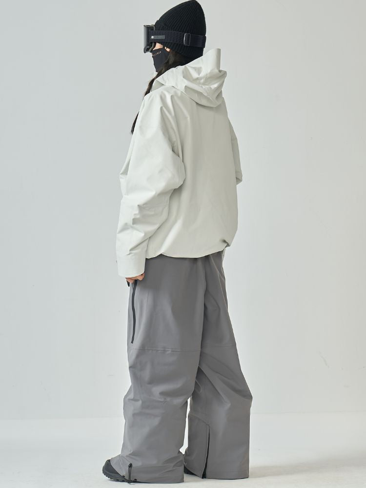 Unisex GlideFlow Shell Ski Jacket Baggy Snowbard Jacket
