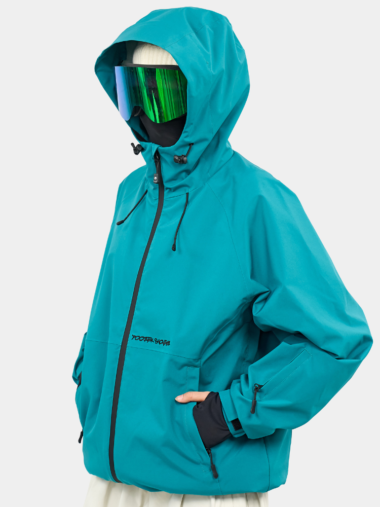 Women's 3L Baggy Snowboard Jacket Realm Down Ski Jacket