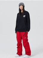 Men's Snowboard Pants Diagonal Zipper Snow Pants