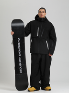 Men's Cargo Snowboard Jacket StormGuard Insulated Baggy Snow Jacket
