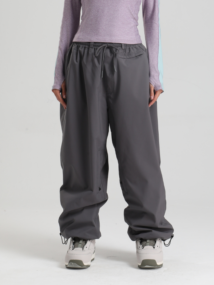 Women's Waterproof Snow Pants Sleek Baggy Snowboard Pants