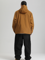 Men's  Baggy Snowboard Jacket Minimalist Insulated Snow Anorak