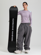 Women's Waterproof Snow Pants Sleek Baggy Snowboard Pants