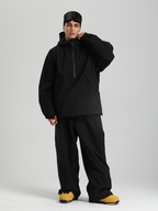 Men's  Baggy Snowboard Jacket Minimalist Insulated Snow Anorak