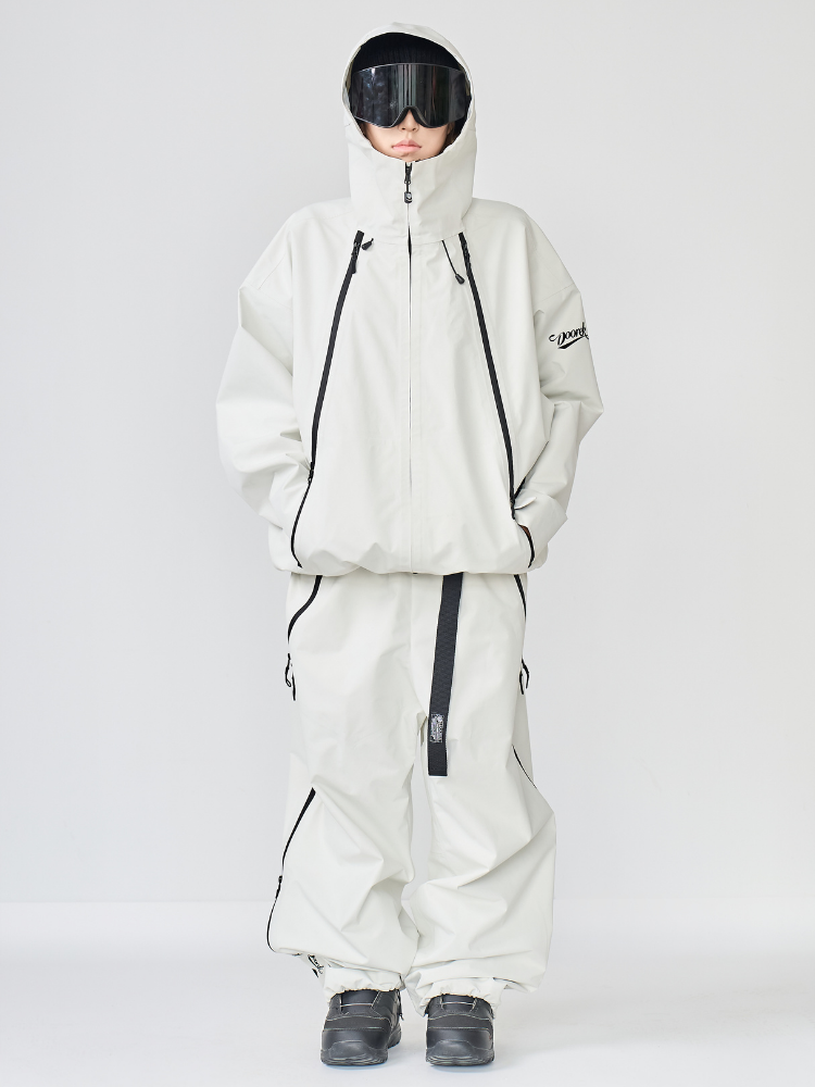Unisex Snowboard Pants GlideFlow Shell Baggy Ski Pants